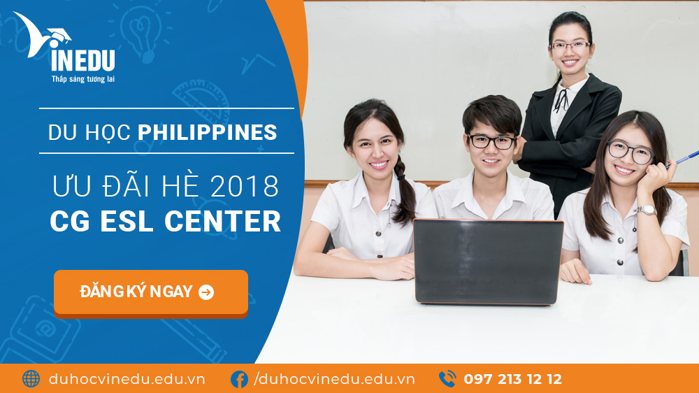 Ưu đãi tiếng Anh tại CG Philippines