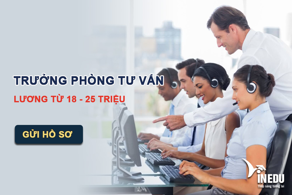 TUYỂN GẤP - Trưởng phòng tư vấn du học