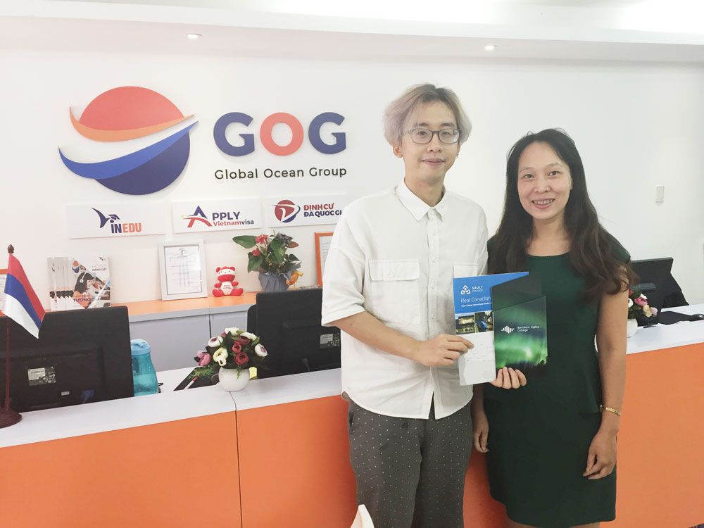 [GÓC VĂN PHÒNG] Tiếp đại diện trường Sault College và Northern Lights College