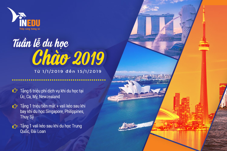 TUẦN LỄ VÀNG DU HỌC - CHÀO 2019